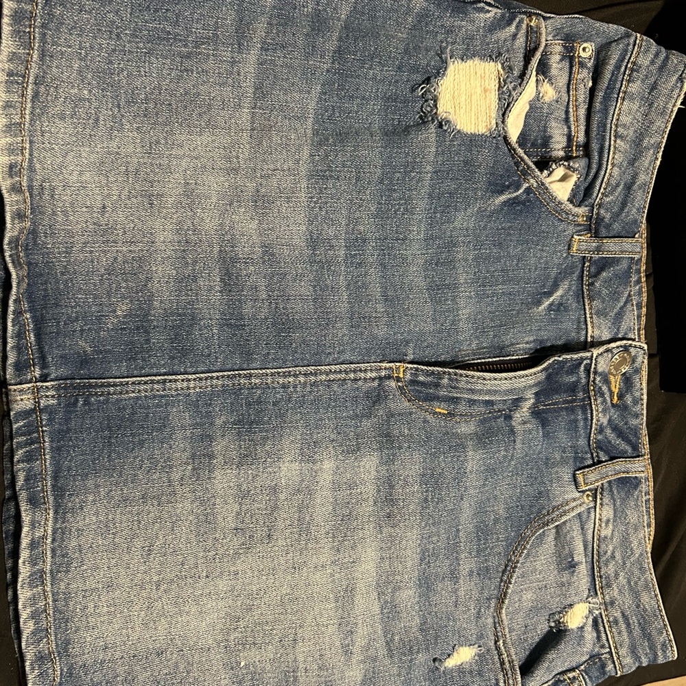 Garage Blue Denim Skirt women’s size medium.